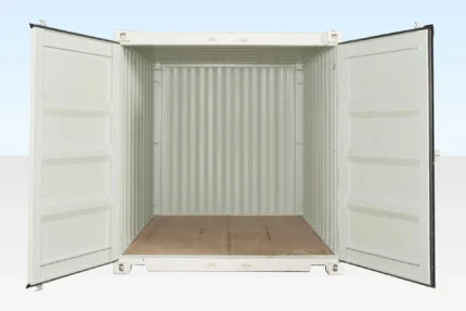 10FT X 8FT Shipping Container (One Trip) White (RAL 9003)