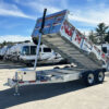 2024 N&N Trailers 7x14 14K Galvanized Hydraulic Dump w/Ramps, 2-Way Spreader Gate, Tarp Kit - Image 5