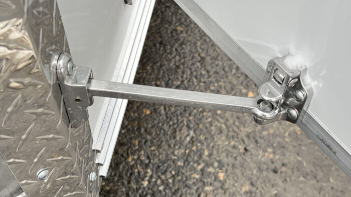 2024 E-Z Hauler 7x24 Aluminum 4-Place Drive In/Out w/Tapered Ramps, Rear Canopy - Image 21