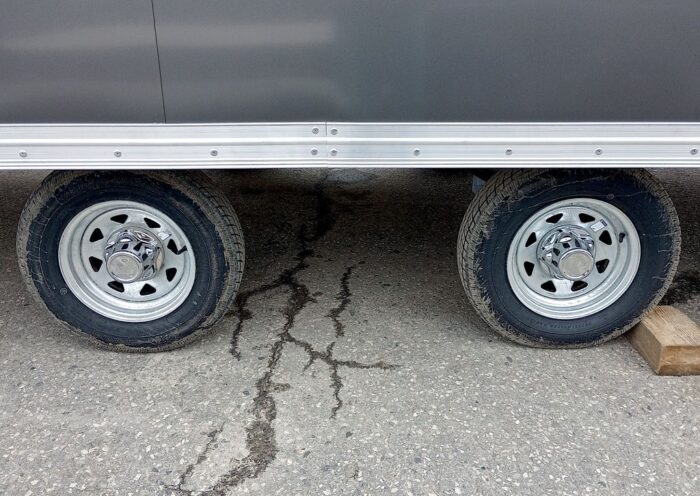 2024 Mission Trailers 101x24 Aluminum 4/5-Place Drive In/Out Deckover w/Galvanized Pkg, Canopy - Image 23