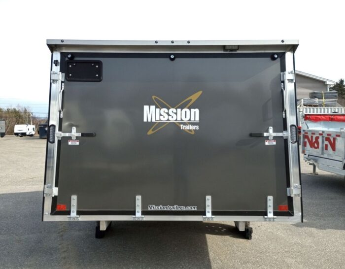 Mission Trailers 101x12 Aluminum 2-Place Crossover w/Mats & Guides, Rear Canopy - Image 7