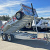 2024 N&N Trailers 7x14 14K Galvanized Hydraulic Dump w/Ramps, 2-Way Spreader Gate, Tarp Kit - Image 17