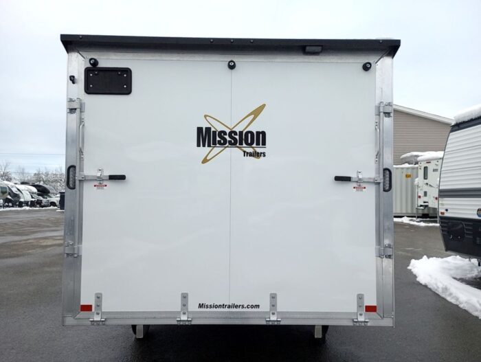 2024 Mission Trailers 101x12 Aluminum 2 Place Crossover 3.0 w/Side X Side Pkg, Rear Canopy - Image 7