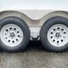 2024 E-Z Hauler 7x24 Aluminum 4-Place Drive In/Out w/Tapered Ramps, Rear Canopy - Image 25