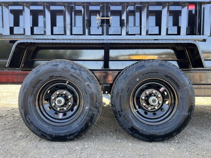 2024 Griffin Trailers 7x16 14K Telescopic Dump Trailer w/Ramps & Spare Tire Mount - Image 21