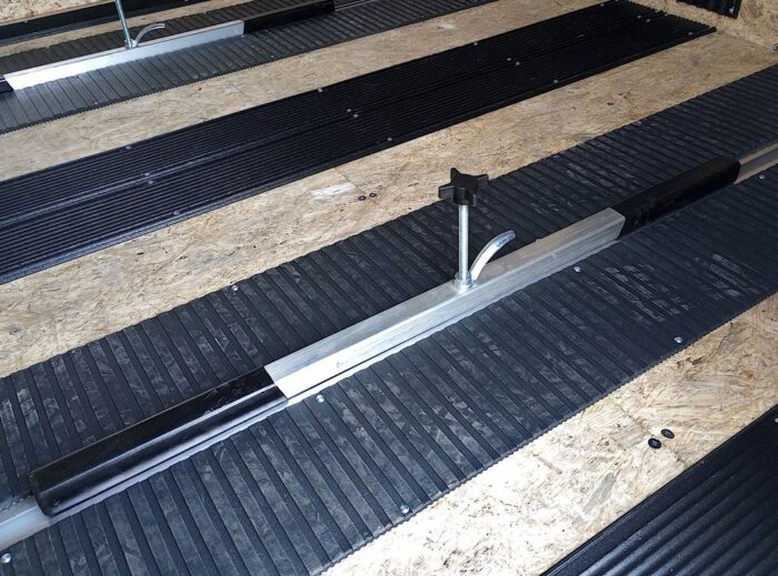 Mission Trailers 101x12 Aluminum 2-Place Crossover w/Mats & Guides, Rear Canopy - Image 14