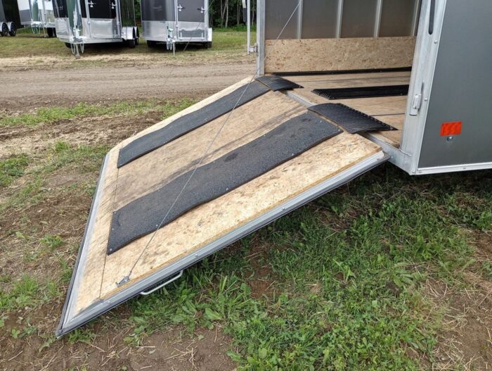 2022 Sno Pro Trailers 101x12 Aluminum Hybrid 2.0 w/Tapered Ramp, Mats & Guides - Image 12