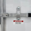 2024 E-Z Hauler 7x24 Aluminum 4-Place Drive In/Out w/Tapered Ramps, Rear Canopy - Image 24