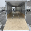 2024 E-Z Hauler 7x24 Aluminum 4-Place Drive In/Out w/Tapered Ramps, Rear Canopy - Image 3