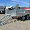 2024 N&N Trailers 7x14 14K Galvanized Hydraulic Dump w/Ramps, 2-Way Spreader Gate, Tarp Kit - Image 12