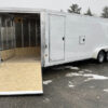 2024 E-Z Hauler 7x24 Aluminum 4-Place Drive In/Out w/Tapered Ramps, Rear Canopy - Image 2