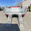 2024 N&N Trailers 7x14 14K Galvanized Hydraulic Dump w/Ramps, 2-Way Spreader Gate, Tarp Kit - Image 3