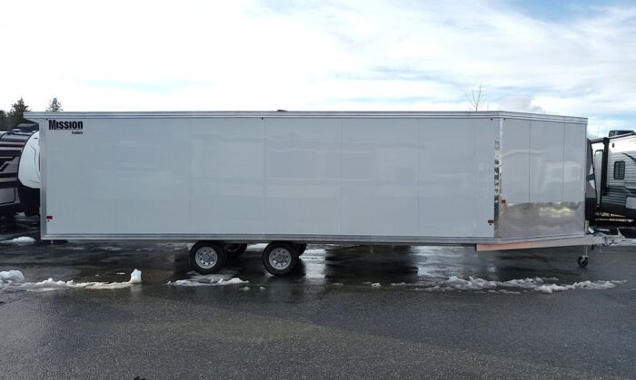 2024 Mission Trailers 101x24 Aluminum 4/5-Place Drive In/Out Deckover w/Galvanized Pkg, Canopy - Image 9