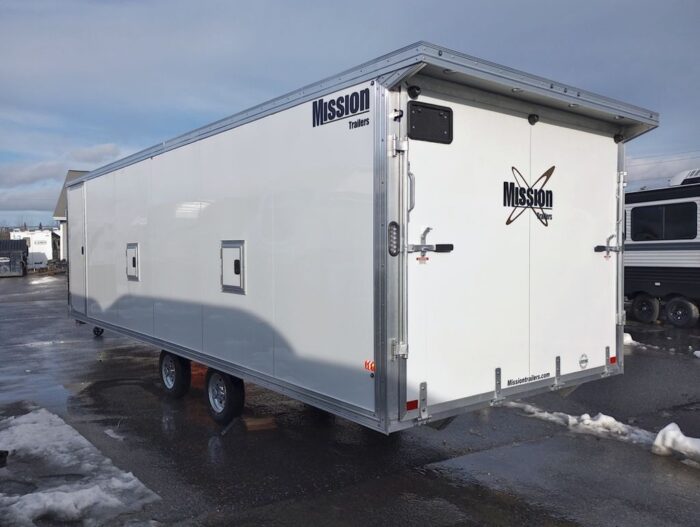 2024 Mission Trailers 101x24 Aluminum 4/5-Place Drive In/Out Deckover w/Galvanized Pkg, Canopy - Image 6