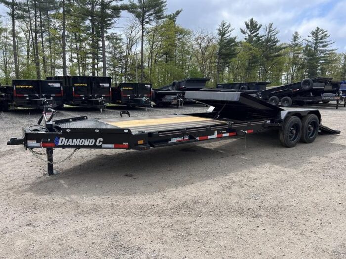 2024 Diamond C 7X24 20K Tilt Deck Equipment Trailer w/Spare Mount - Image 6