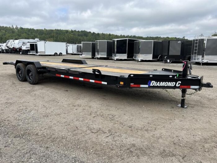 2024 Diamond C 7X24 20K Tilt Deck Equipment Trailer w/Spare Mount - Image 3