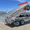 2024 N&N Trailers 7x14 14K Galvanized Hydraulic Dump w/Ramps, 2-Way Spreader Gate, Tarp Kit - Image 13