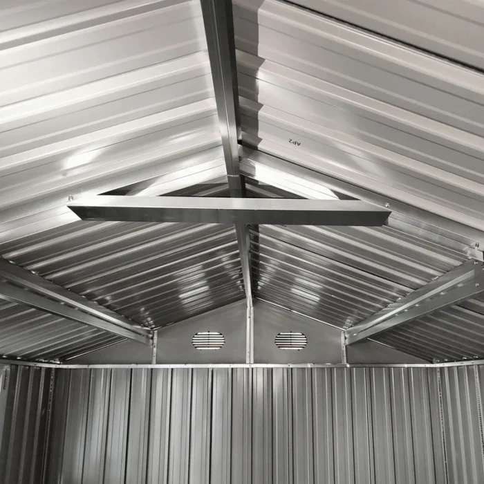 Metal Storage Shed with Double Hinged Doors - Image 2